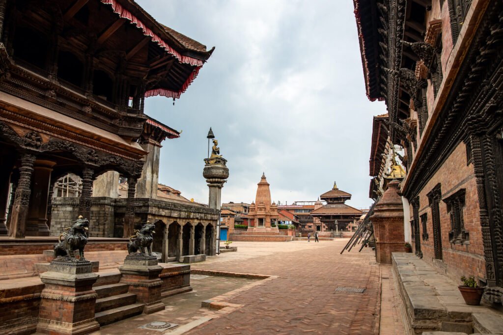 Ancient architecture at Bhaktapur Durbar Square, Nepal
